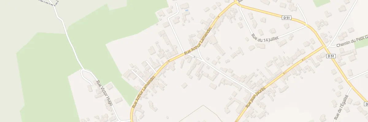 Plan du 30 Rue Arthur Lamendin à Givenchy-en-Gohelle