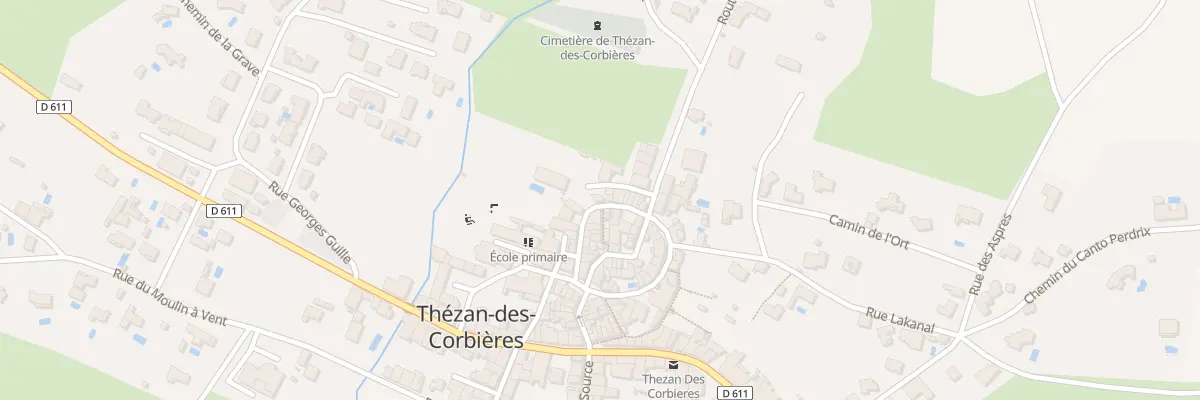 Plan du 7B Rue Auguste Montagné à Thézan-des-Corbières