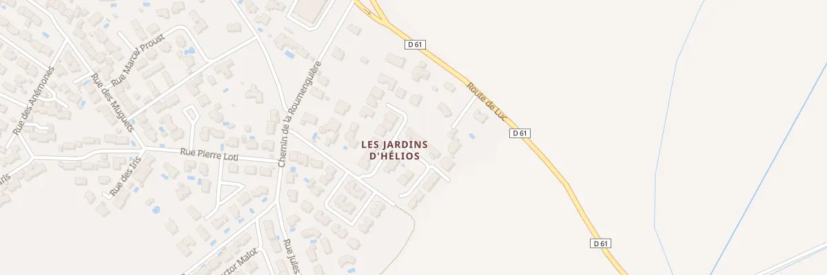 Plan du 3 Imp du Cers à Lézignan-Corbières