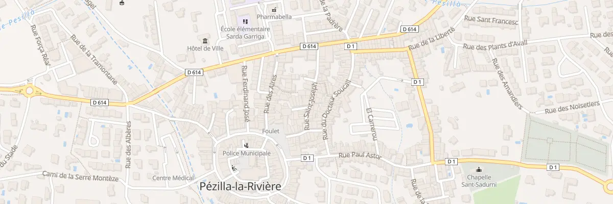 Plan du 18 Rue St Joseph à Pézilla-la-Rivière