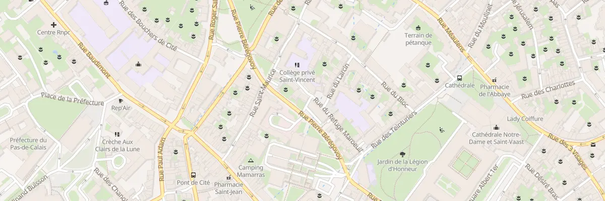 Plan du 1 Rue du Vert Soufflet à Arras