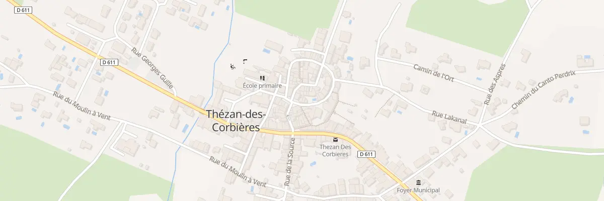 Plan du 4 Pl du Marché à Thézan-des-Corbières