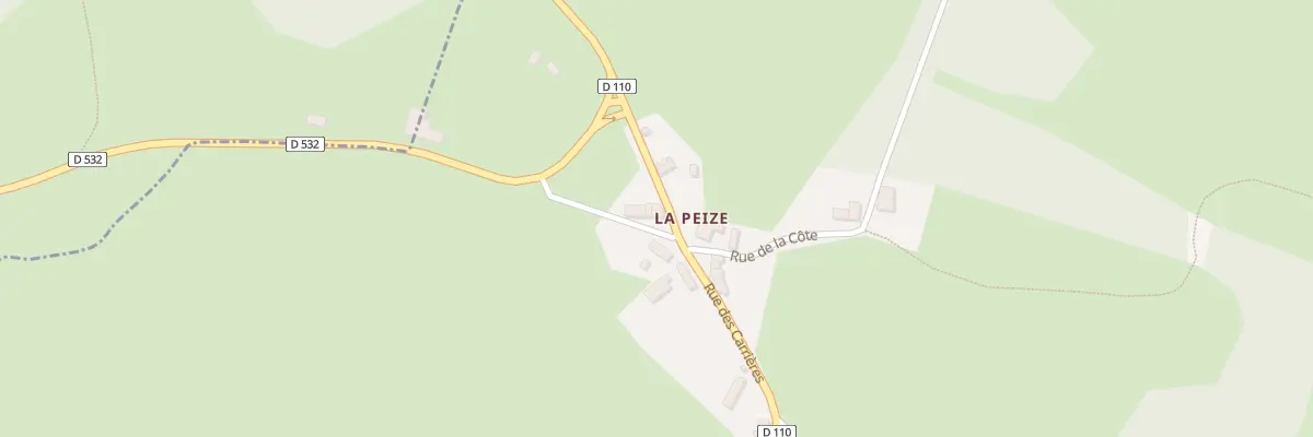 Plan du 5196 La Peize à Gouttières