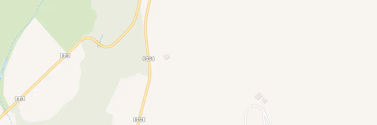 Plan du 2 Cd 615 à Tordères