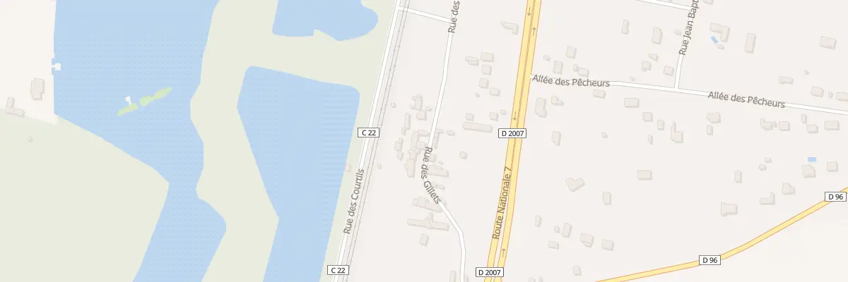 Plan du 24 Rue des Gillets à Fontenay-sur-Loing