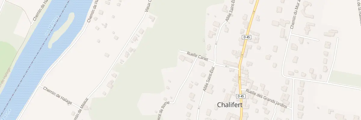 Plan du 9002 Rle Canet à Chalifert