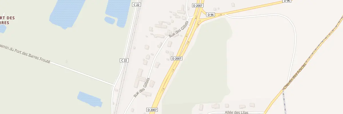 Plan du 45 Rue des Gillets à Fontenay-sur-Loing