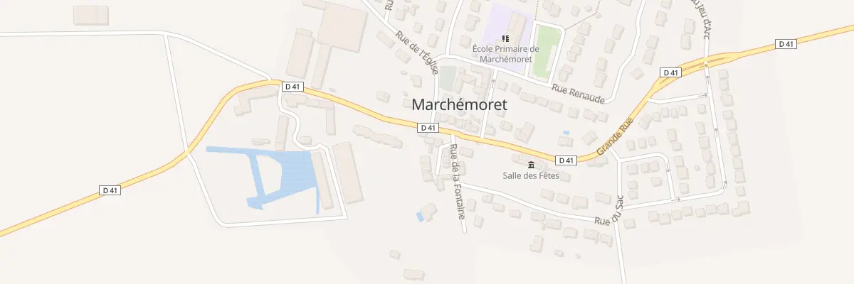 Plan du 22 Gr Grande Rue à Marchémoret