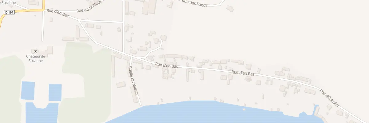 Plan du 19 Rue du Bas à Suzanne