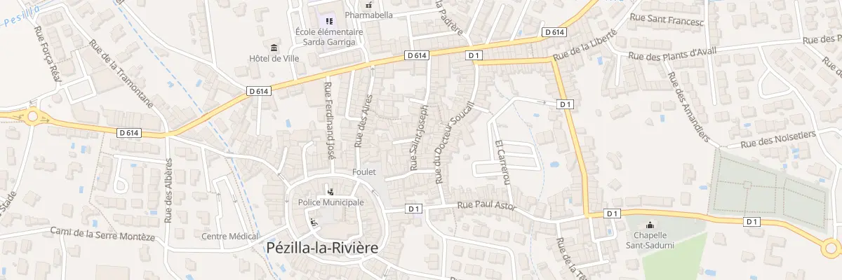 Plan du 41 Rue St Joseph à Pézilla-la-Rivière