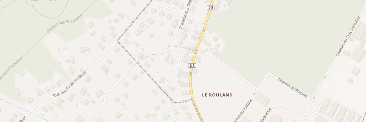 Plan du 4 Che du Pré de la Fontaine à Chalifert
