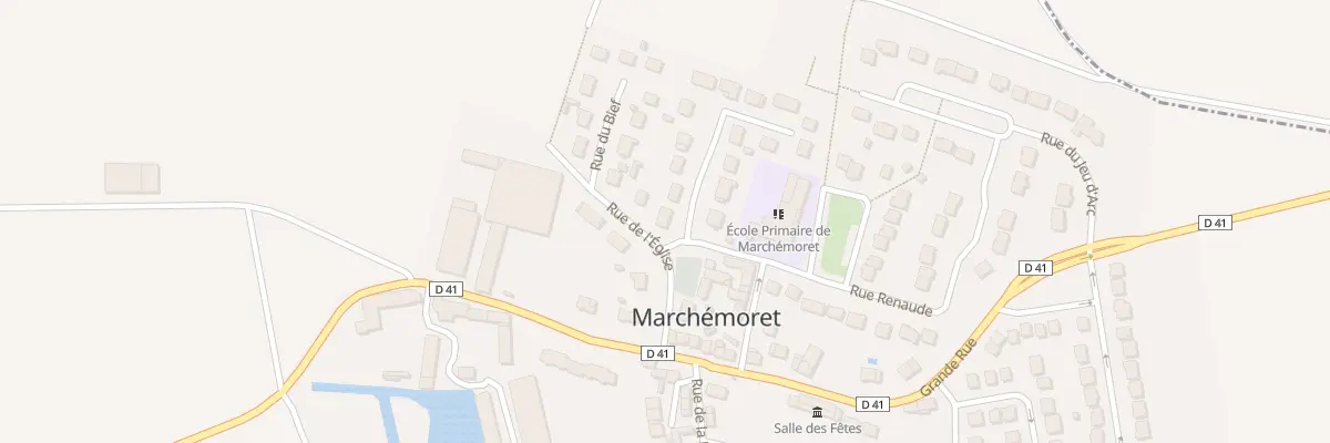 Plan du 10 Rue de l’Eglise à Marchémoret
