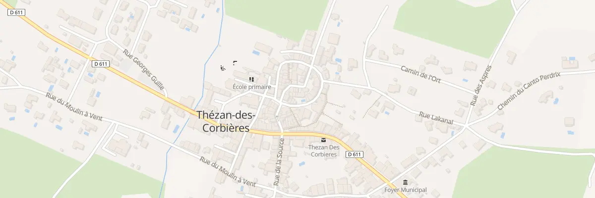 Plan du 5 Rue du Four Communal à Thézan-des-Corbières