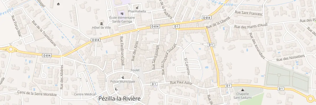 Plan du 31 Rue St Joseph à Pézilla-la-Rivière