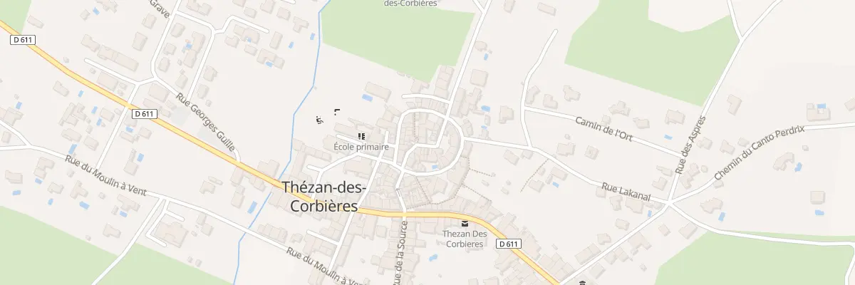 Plan du 7 Rue de l’Ancienne Eglise à Thézan-des-Corbières