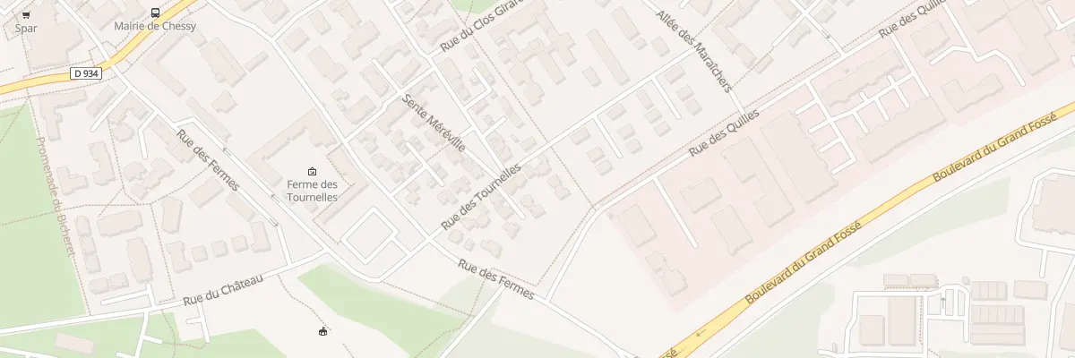 Plan du 22 Rue des Tournelles à Chessy