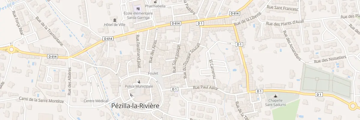 Plan du 39 Rue St Joseph à Pézilla-la-Rivière