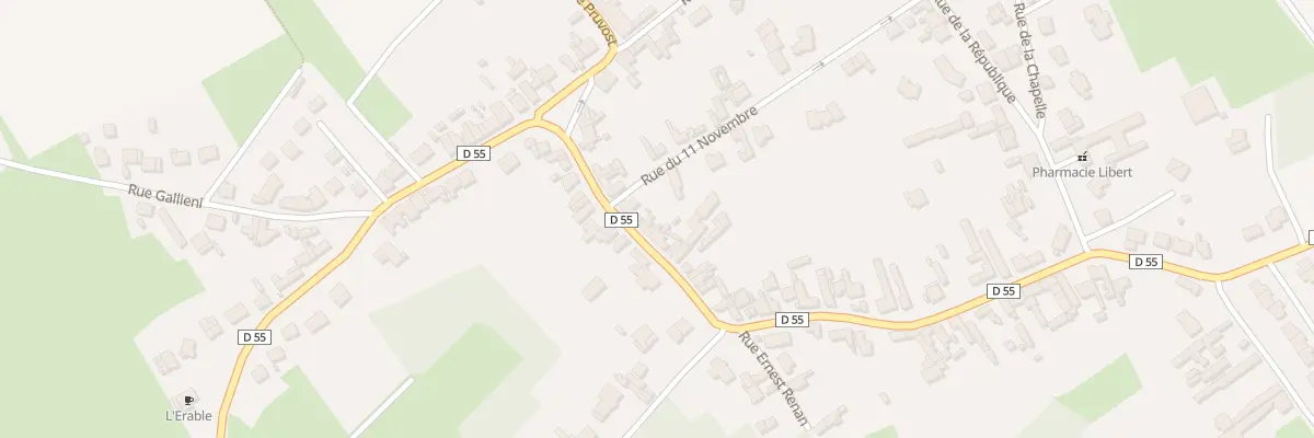 Plan du 16 Rue Florent Evrard à Givenchy-en-Gohelle