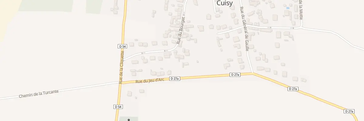 Plan du 29 Rue du Bourget à Cuisy