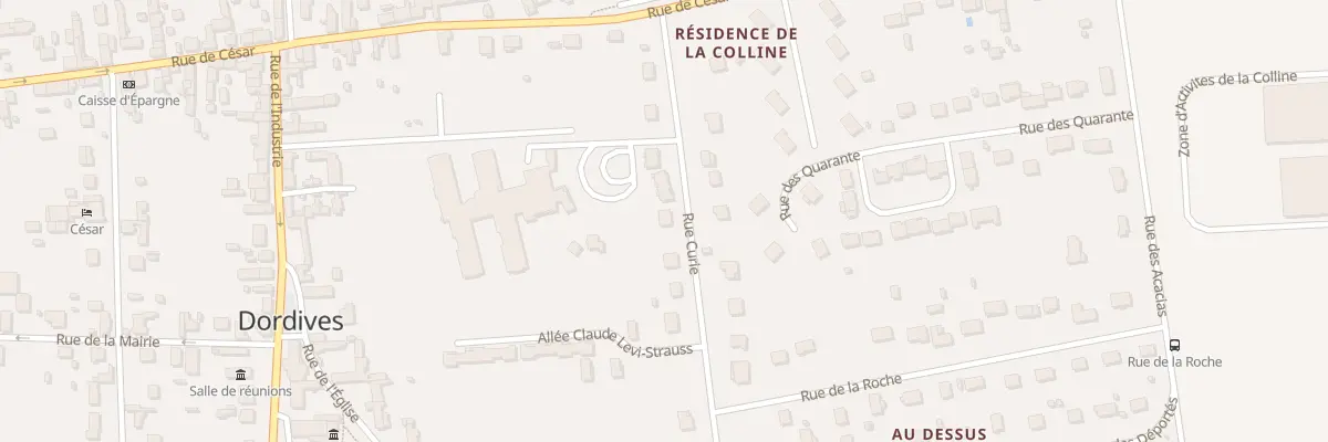 Plan du 14 Rue Curie à Dordives