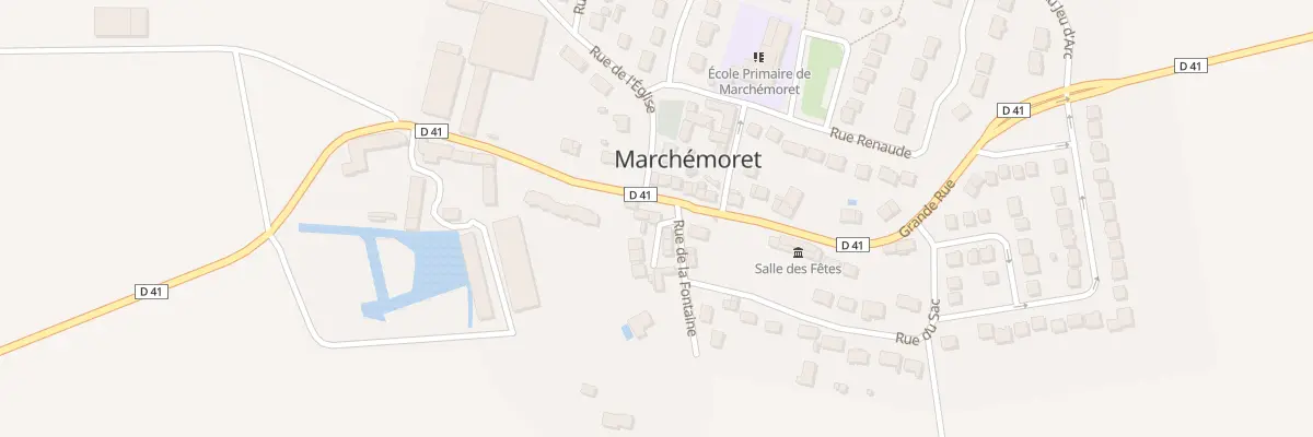 Plan du 2 Rue de la Fontaine à Marchémoret