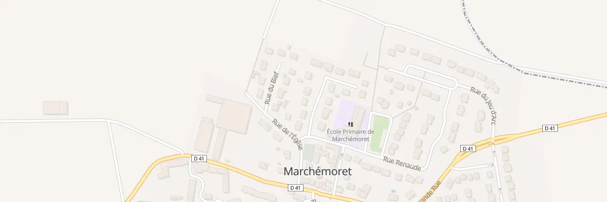 Plan du 3 Rue du Vivier à Marchémoret