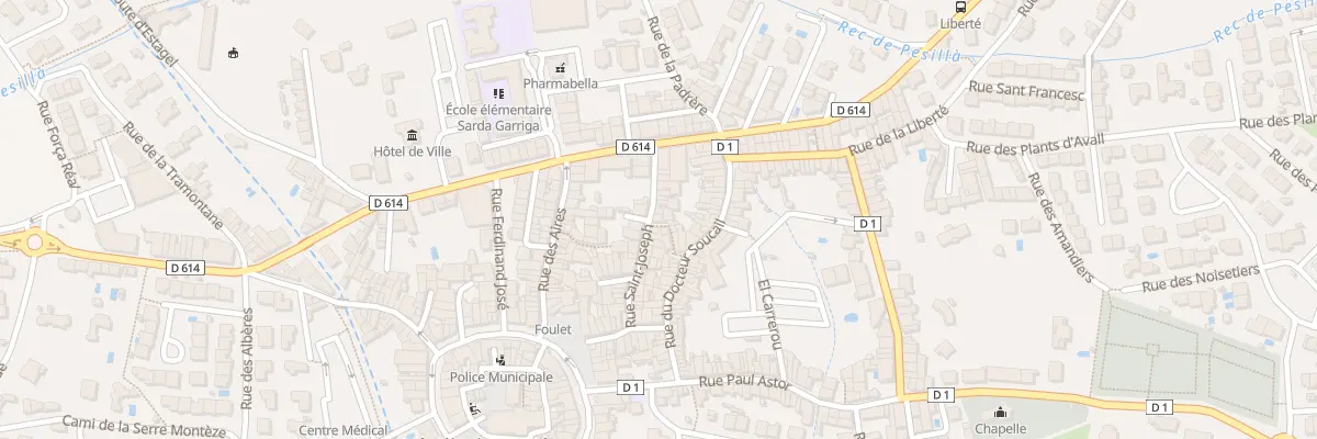 Plan du 15 Rue St Joseph à Pézilla-la-Rivière