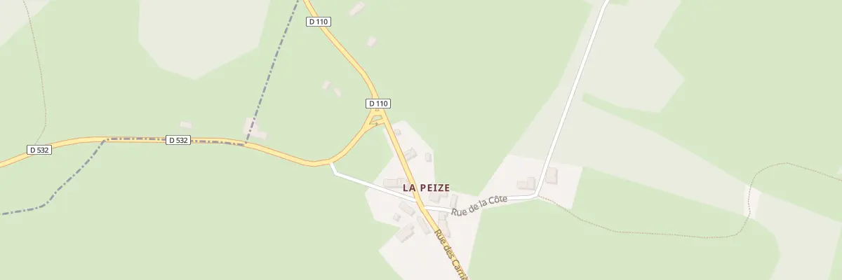 Plan du 5235 La Peize à Gouttières