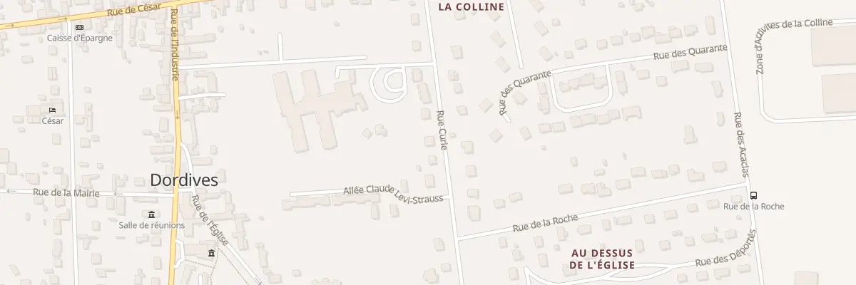Plan du 16 Rue Curie à Dordives