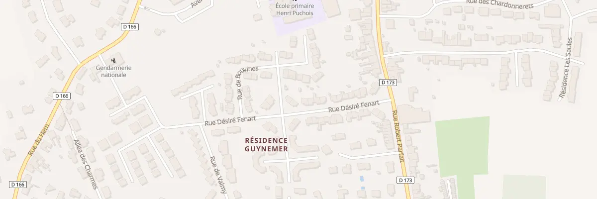 Plan du 26 Rue Désiré Fénart à Laventie