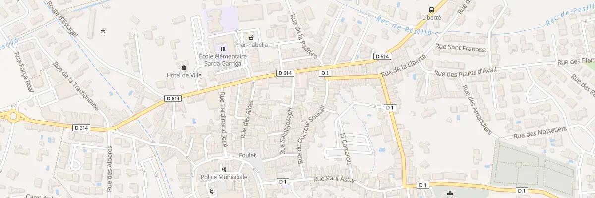 Plan du 9 Rue Saint Joseph à Pézilla-la-Rivière