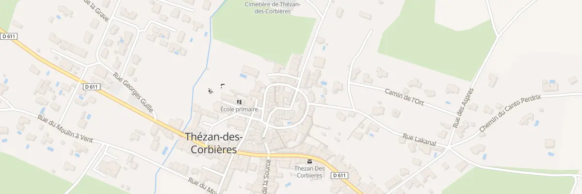 Plan du 13 Rue de l’Ancienne Eglise à Thézan-des-Corbières