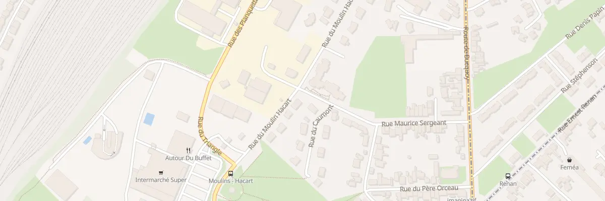 Plan du 9 Rue du Moulin Hacart à Achicourt