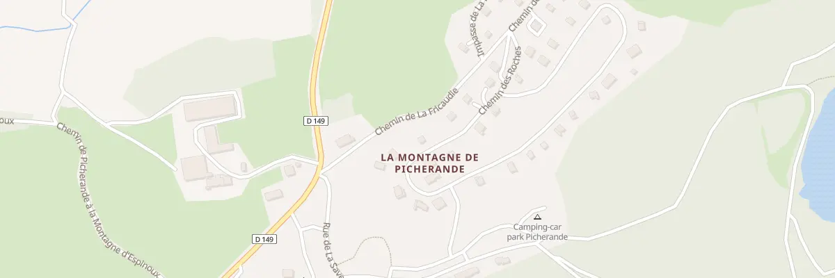 Plan du 12 Che des Roches à Picherande