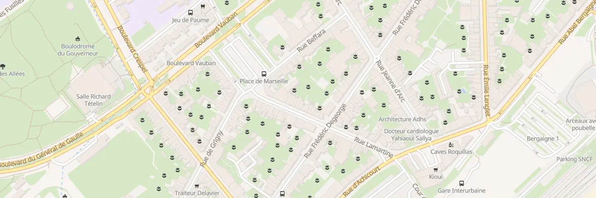 Plan du 15 Rue Lamartine à Arras