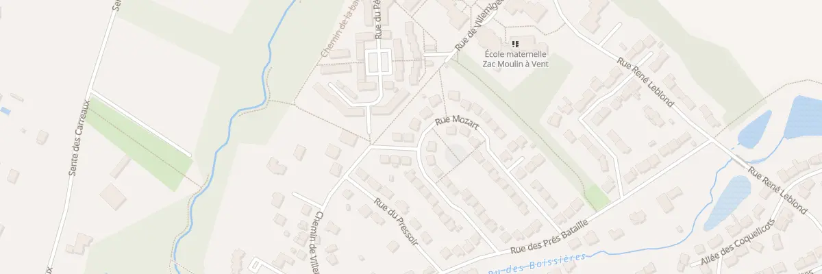Plan du 23 Rue Mozart à Tournan-en-Brie