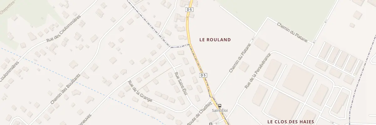 Plan du 14 Rue Saint Eloi à Chessy