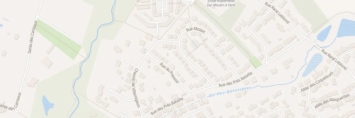Plan du 11 Rue Mozart à Tournan-en-Brie