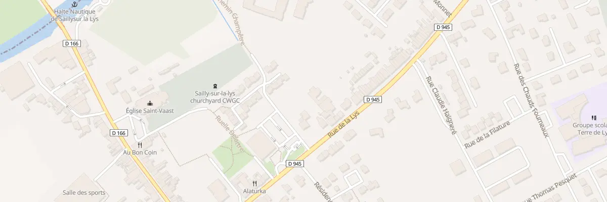 Plan du 1261 Rue de la Lys à Sailly-sur-la-Lys