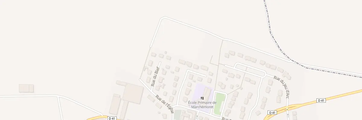 Plan du 9 Rue du Vivier à Marchémoret