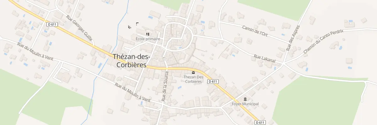 Plan du 13 Av de la Mer à Thézan-des-Corbières