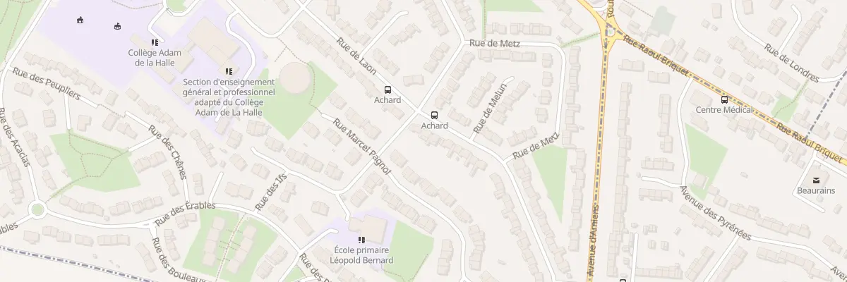 Plan du 66 Rue de Laon à Achicourt