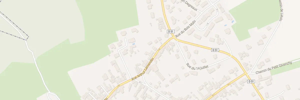 Plan du 47 Rue Arthur Lamendin à Givenchy-en-Gohelle