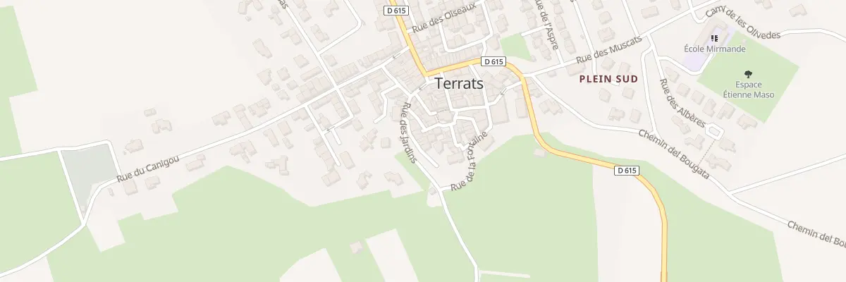 Plan du 5 Rue Haute à Terrats