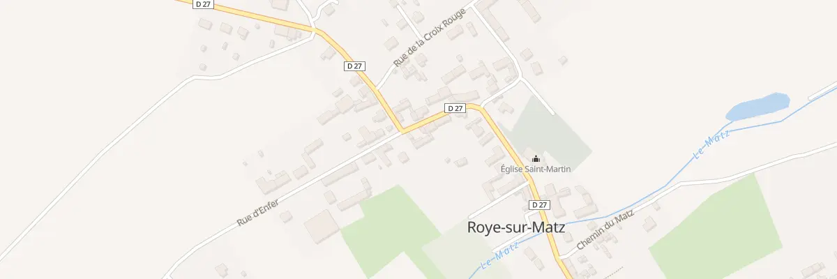 Plan du 21 Rue de l’Eglise à Roye-sur-Matz
