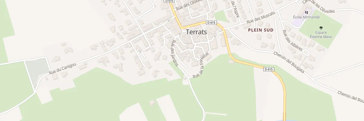 Plan du 9 Rue Haute à Terrats