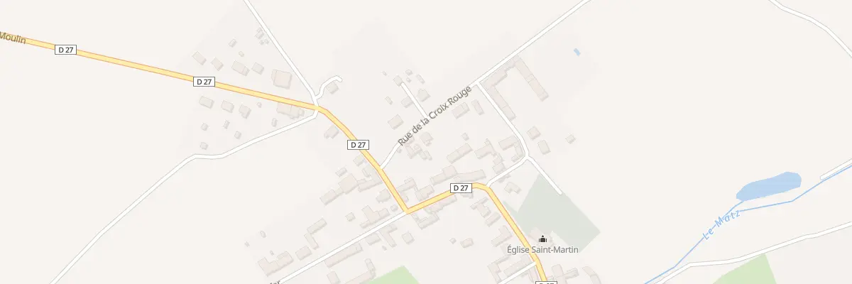 Plan du 4 Rue de la Croix Rouge à Roye-sur-Matz