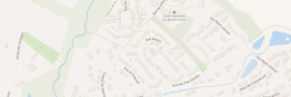 Plan du 20 Rue Mozart à Tournan-en-Brie