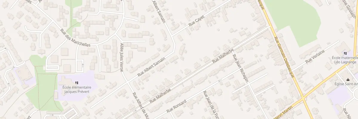 Plan du 30 Rue Albert Samain à Liévin
