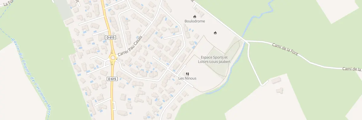Plan du 37 Rue Claude Debussy à Llupia